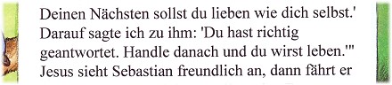 Text aus "Das Beispiel vom barmherzigen Samariter"