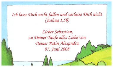 Taufspruch - Glückwunsch zur Taufe